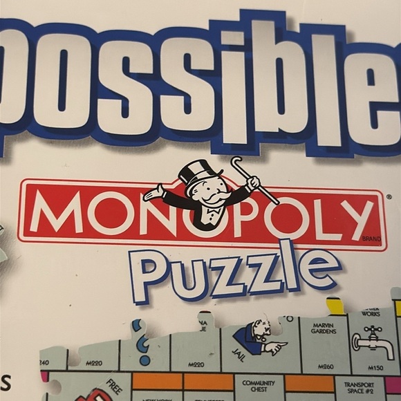 NWT Hasbro Bepuzzled University Games Impossibles Monopoly Puzzle 750pc Ages 12+ - Picture 13 of 14